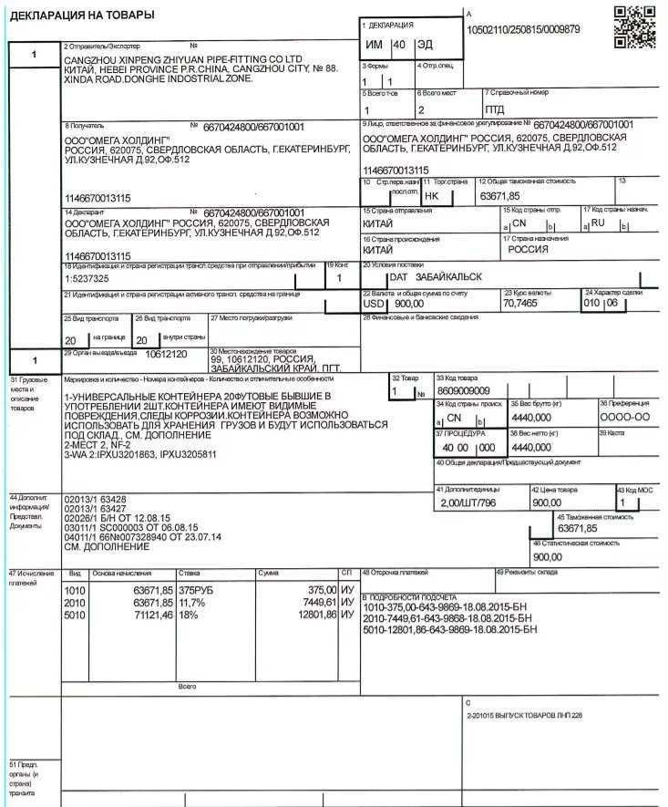 Код таможенного органа справочник обновленная информация правила и примеры